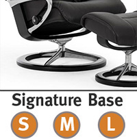 Stressless Nordic Signature Steel and Wood Base