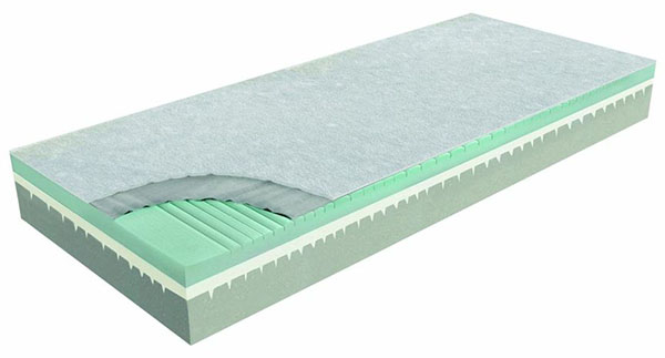 Magniflex DuoGel Soft MagniGel Memoform Magnifoam Memory Foam Mattress Cut out