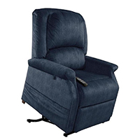 Mega Motion AS-3001 Cedar Navy Blue Electric Power Recline Easy Comfort Lift Chair Recliner