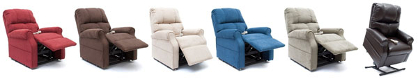 Mega Motion LC-362 Electric Power Recline Easy Comfort Lift Chair Recliner Colors