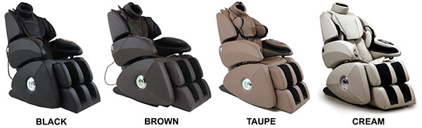 Osaki OS-7075R Zero Gravity Massage Chair Recliner Colors