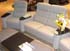 Stressless Wave Sectional Sofa in Paloma Spa Grey Fabric