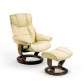 Chelsea Mayfair and Kensington Recliner and Ottoman by Ekornes