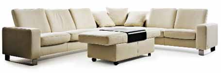 Stressless Space High Back Sofa (Medium), LoveSeat, Chair and Sectional by Ekornes